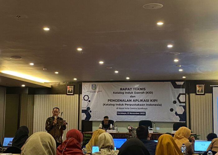 Pentingnya Katalog Induk bagi Perpustakaan dalam Rapat Teknis Katalog Induk Daerah (KID) Dan Pengenalan Aplikasi Katalog Induk Perpustakaan Indonesia (KIPI)