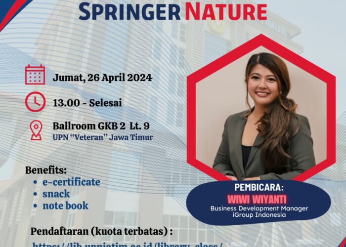 YUK IKUTAN LIBRARY CLASS : PENELUSURAN E-JOURNAL SPRINGER NATURE