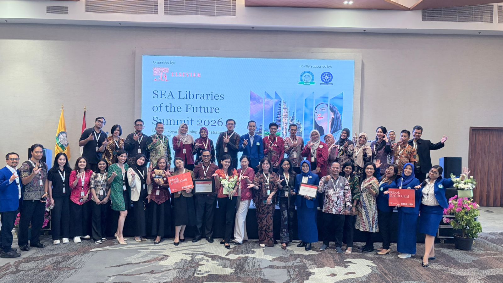 Delegasi UPN Veteran Jawa Timur Ikuti South East Asia Libraries of the Future Summit 2026
